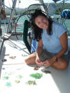 sea glass from Big Sand Cay