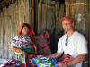 Buying Molas from Namika in the San Blas