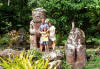 Visiting the tiki statues on Hiva Oa