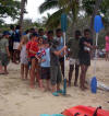 Team Fiji sizes up the small competition