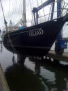 Uliad launched again after bottom painting