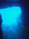 Emmett enters Mariners Cave